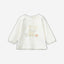 Animal Patterned T-Shirt with Frill Shoulders