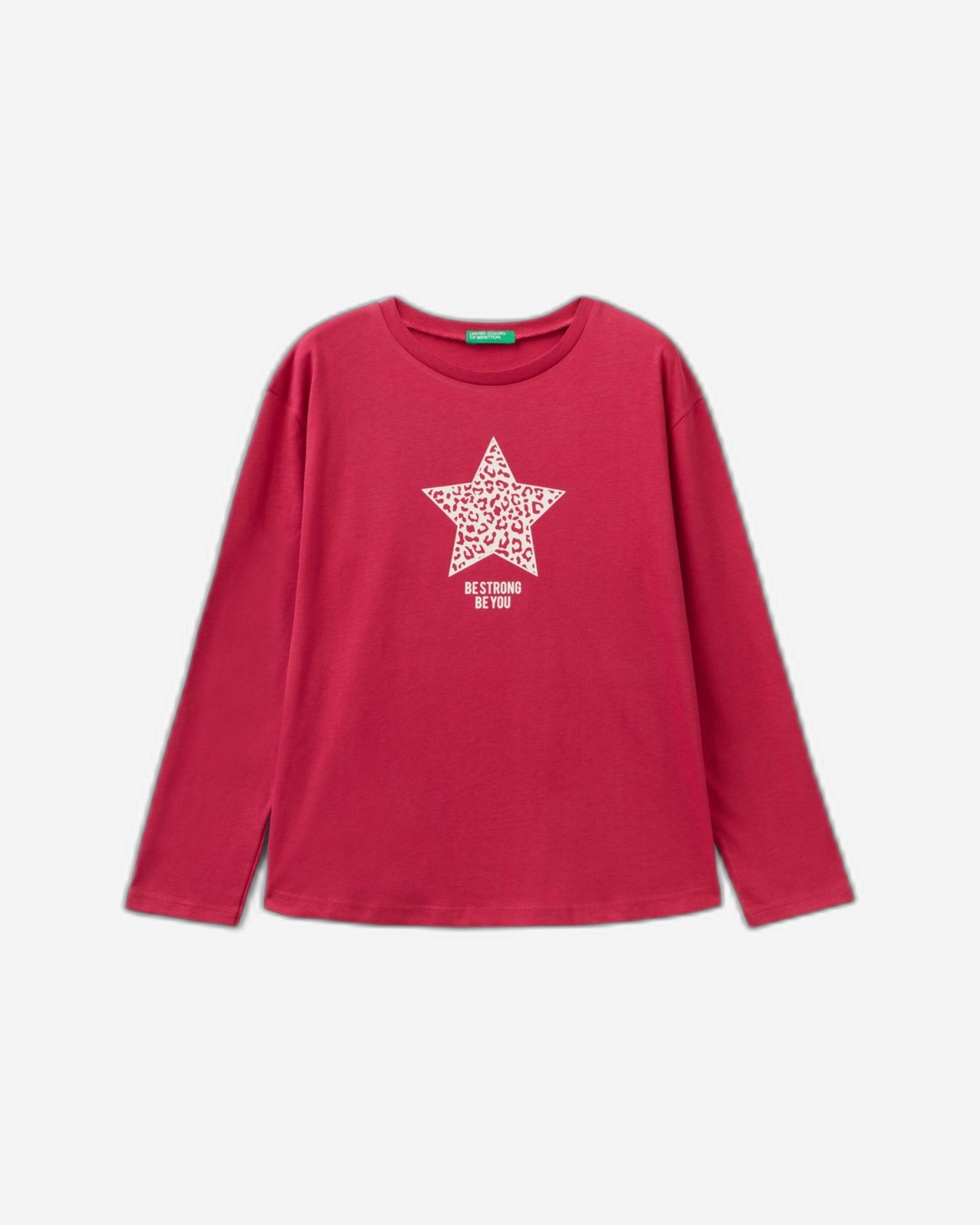 T-shirt in warm cotton with print