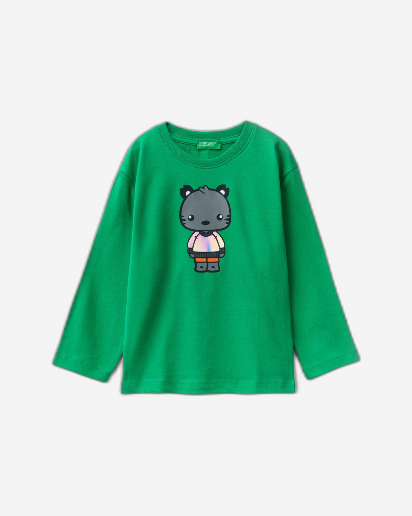 Long fiber cotton t-shirt with print