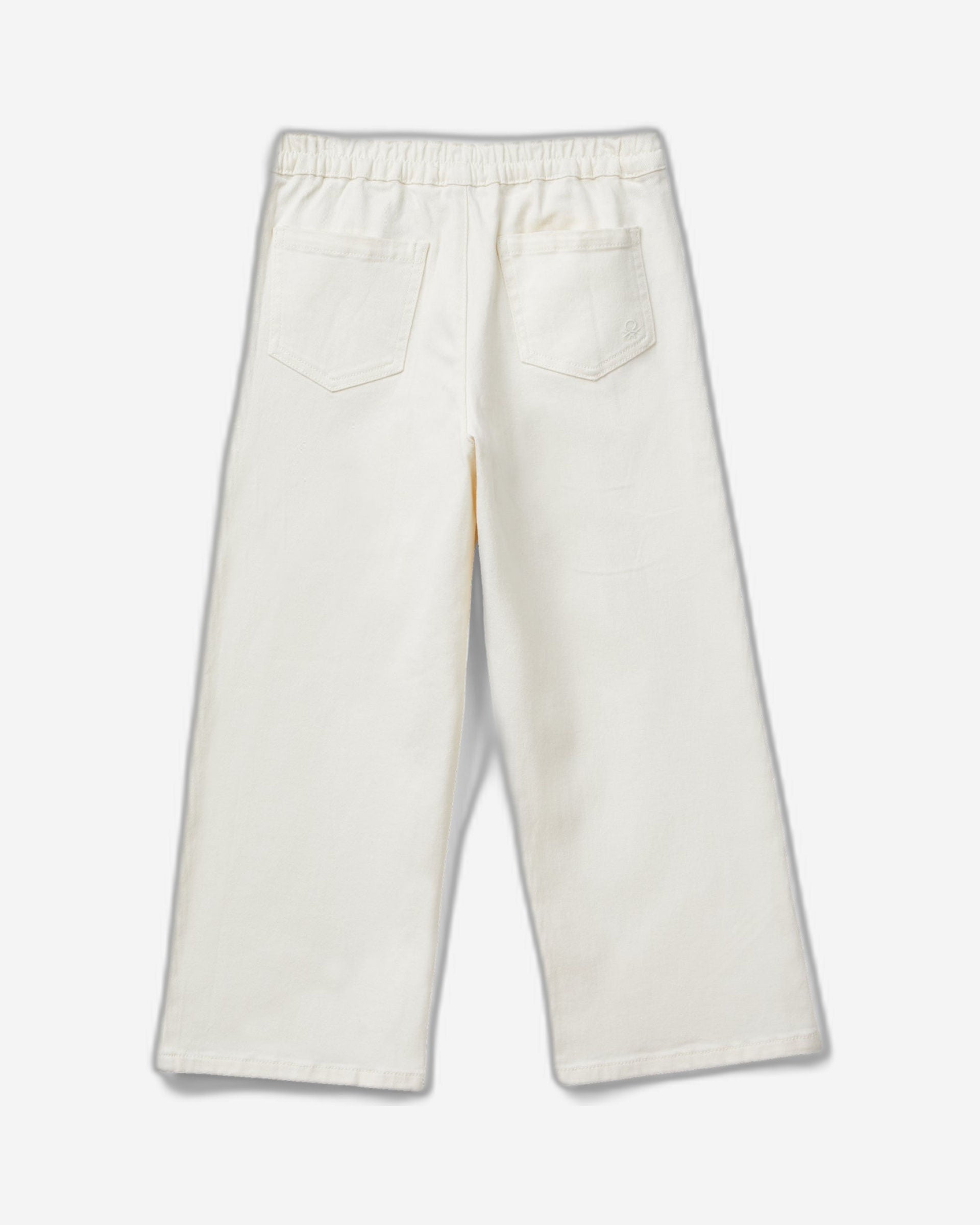 High-waisted straight fit trousers