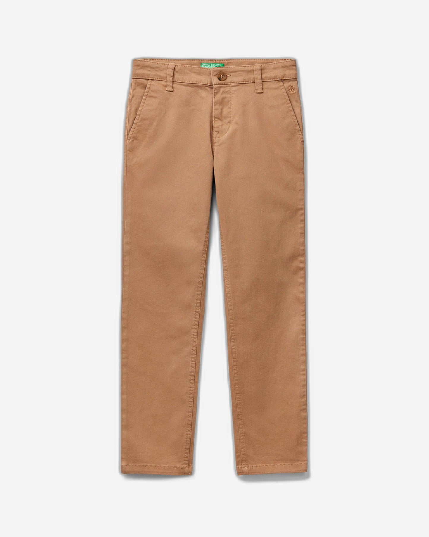 Slim fit chinos in stretch cotton