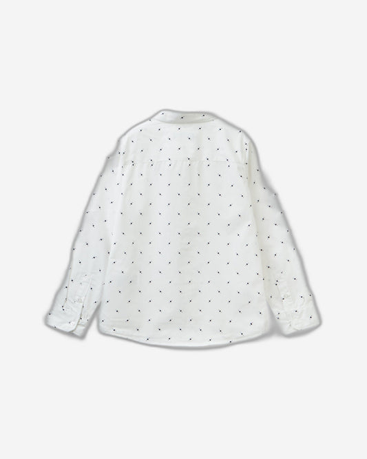 Slim fit shirt with micro pattern