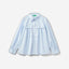 Shirt with rouches on the yoke
