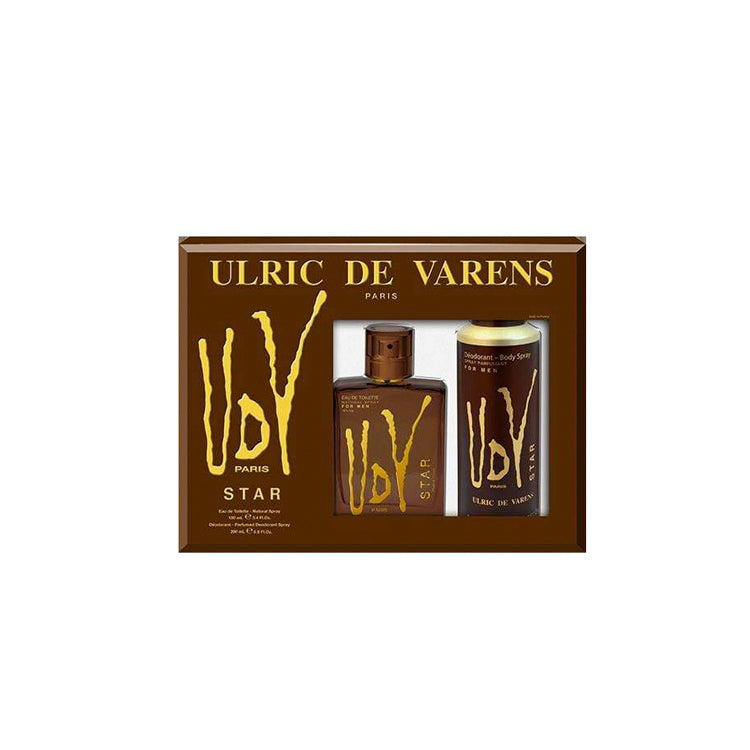 Ulric De Varens Star Coffret (EDT 100ml + Perfumed Deodorant 200ml)
