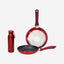Tognana Cookware & Bottle Set 3Pc Shiny Red