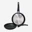 Tognana Frying Pan Set 2Pc Rock in Black