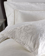 Christy "Venice" Jacquard Duvet Cover Sets in White
