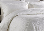 Christy Venice Jacquard Bedspread Set White