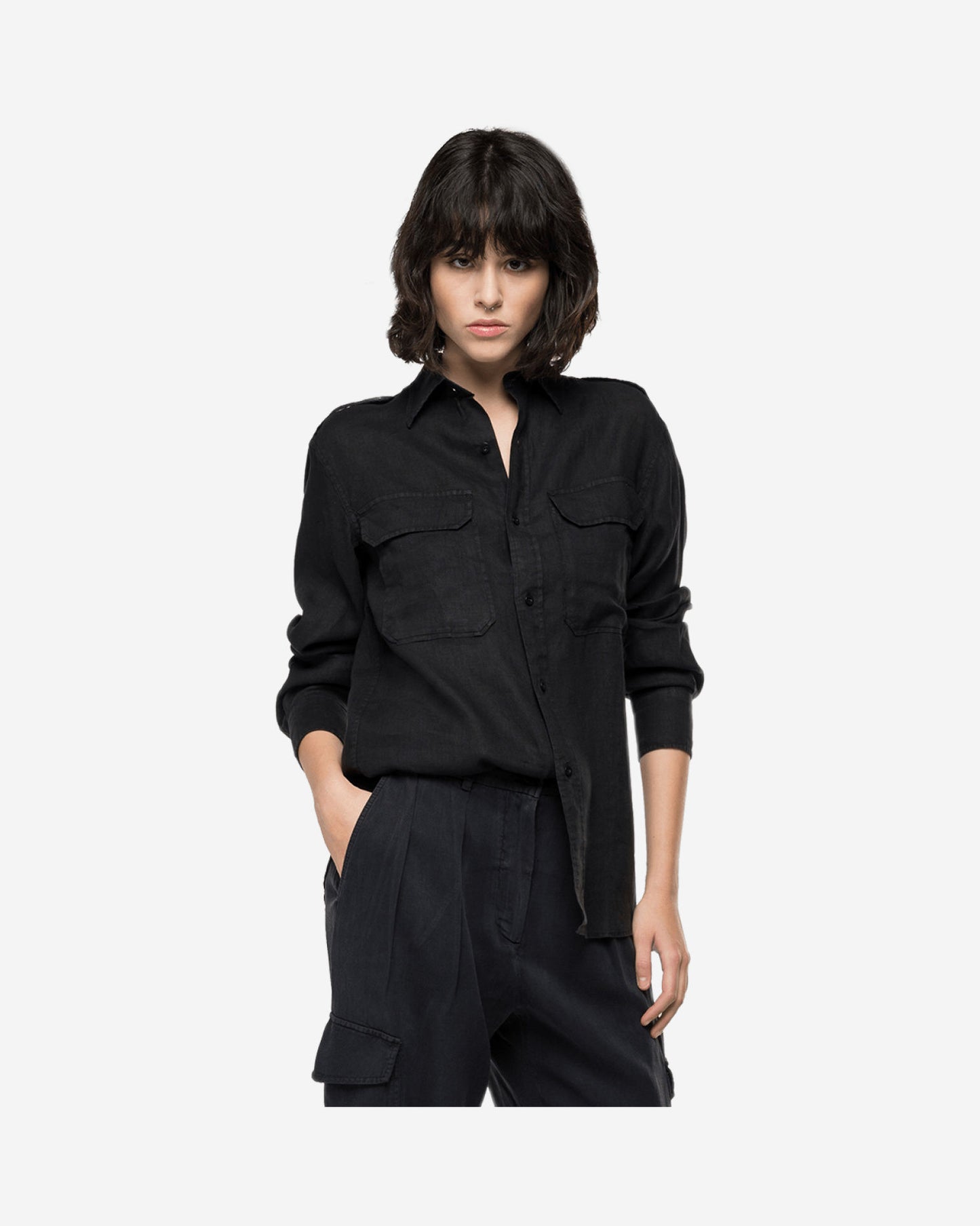 Essential Boy Fit Shirt In Linen
