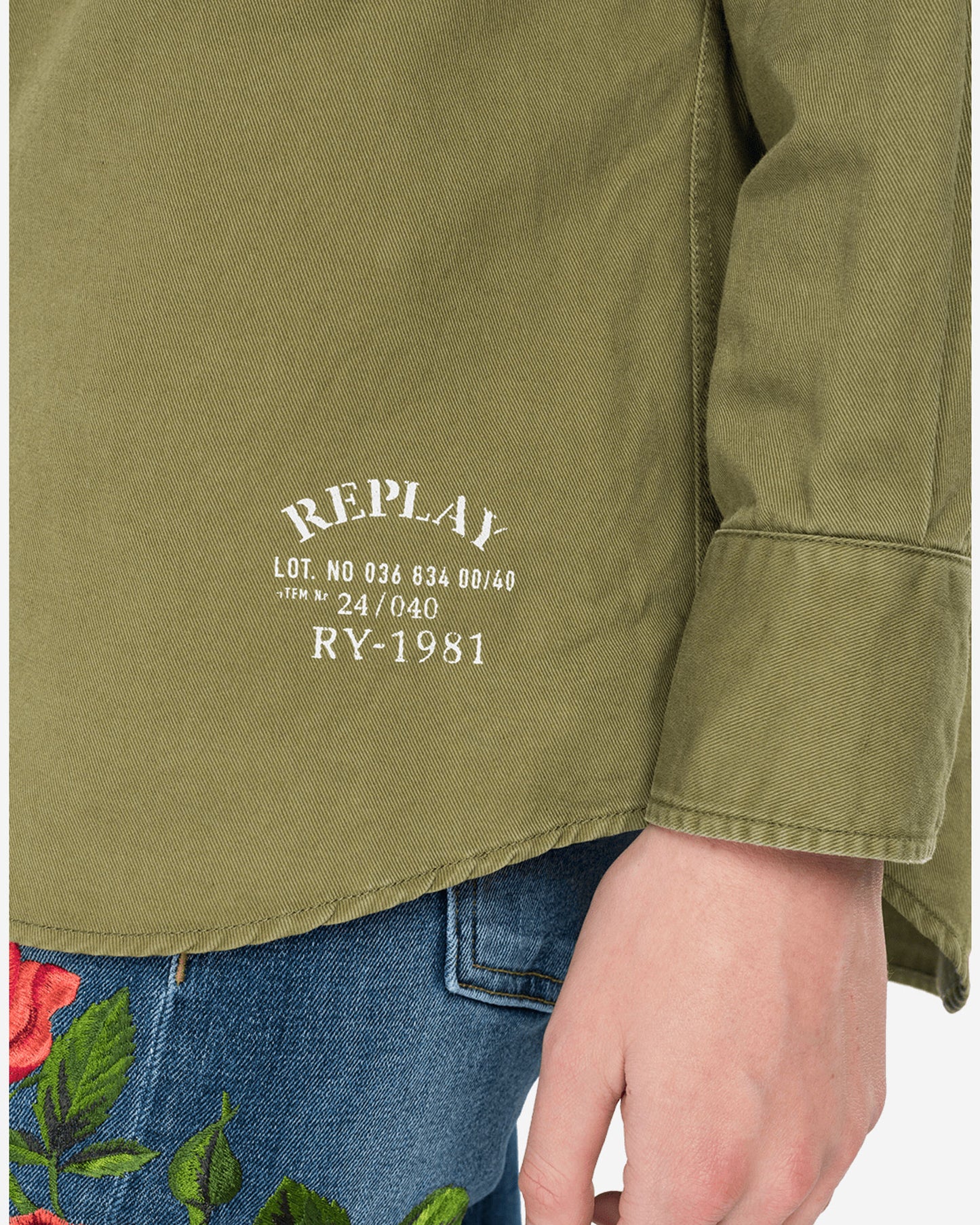 Boy Fit Shirt In Cotton And Linen