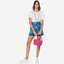 Replay T-Shirt With Pleated Sleeves
