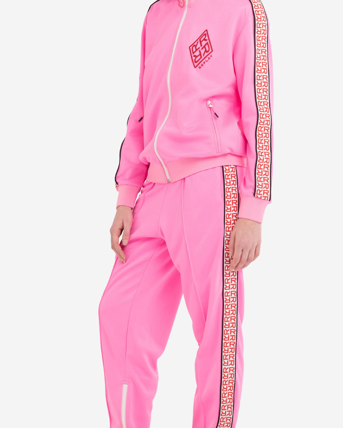 Sweatshirt With Full Zipper Collar