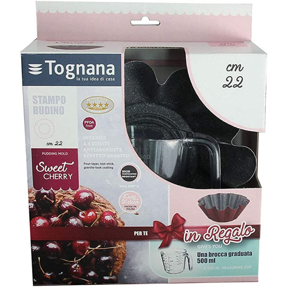 Tognana Set Pudding Cm22+Jug 500Ml Cherry Sweet Cherry
