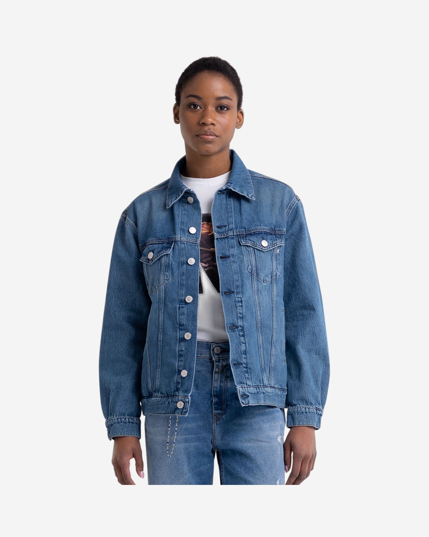 Rose Label Recycled Denim Jacket