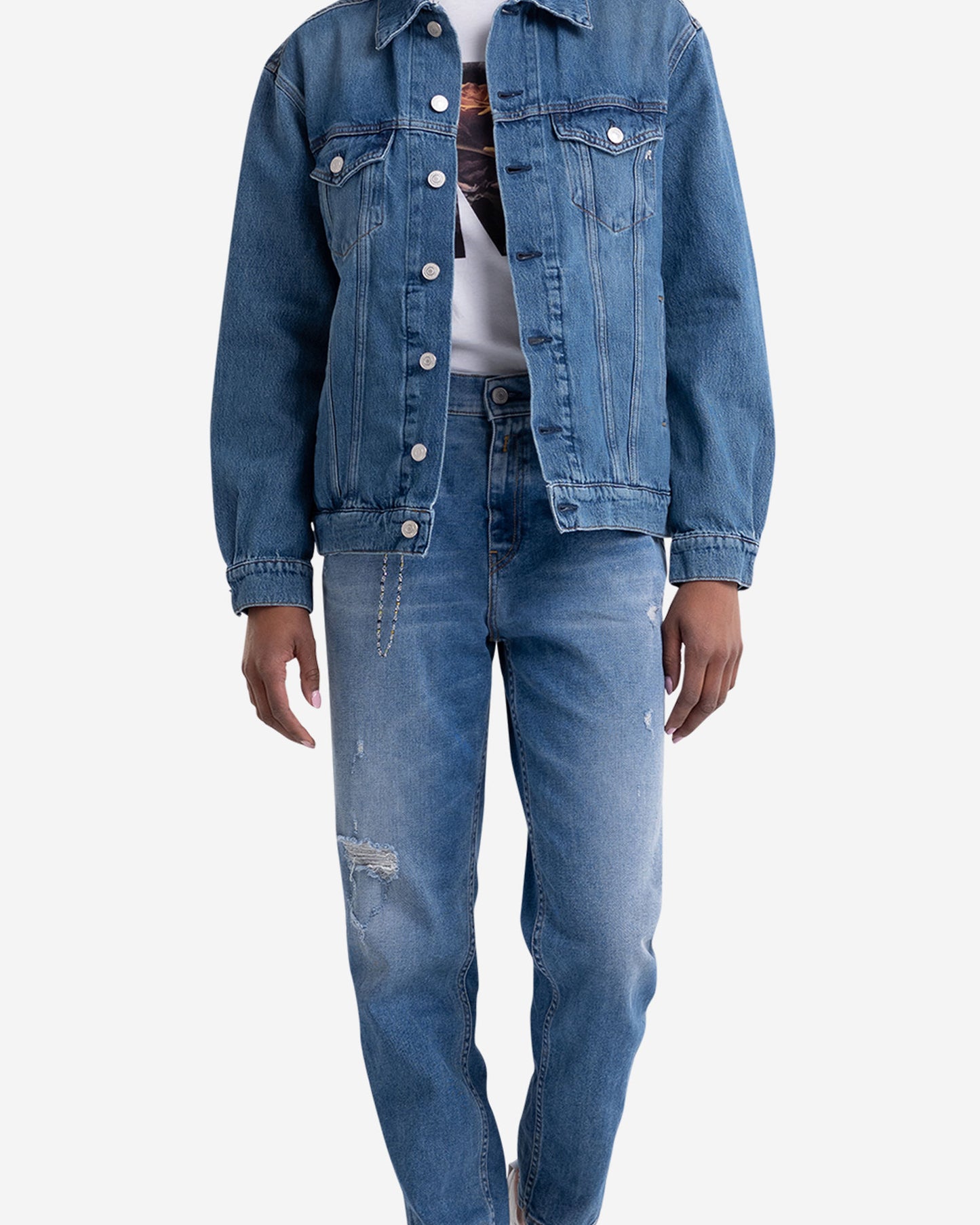 Rose Label Recycled Denim Jacket