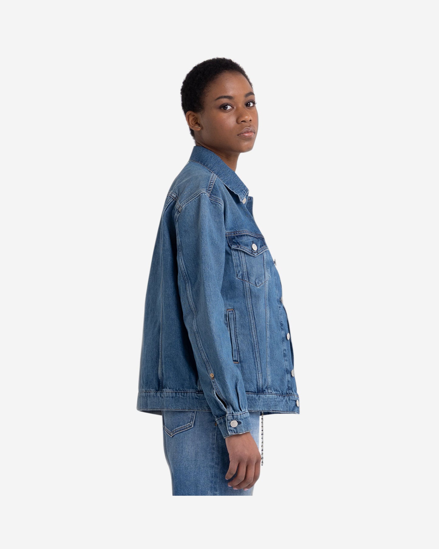 Rose Label Recycled Denim Jacket