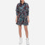 Printed Shirt-Dress With Frill