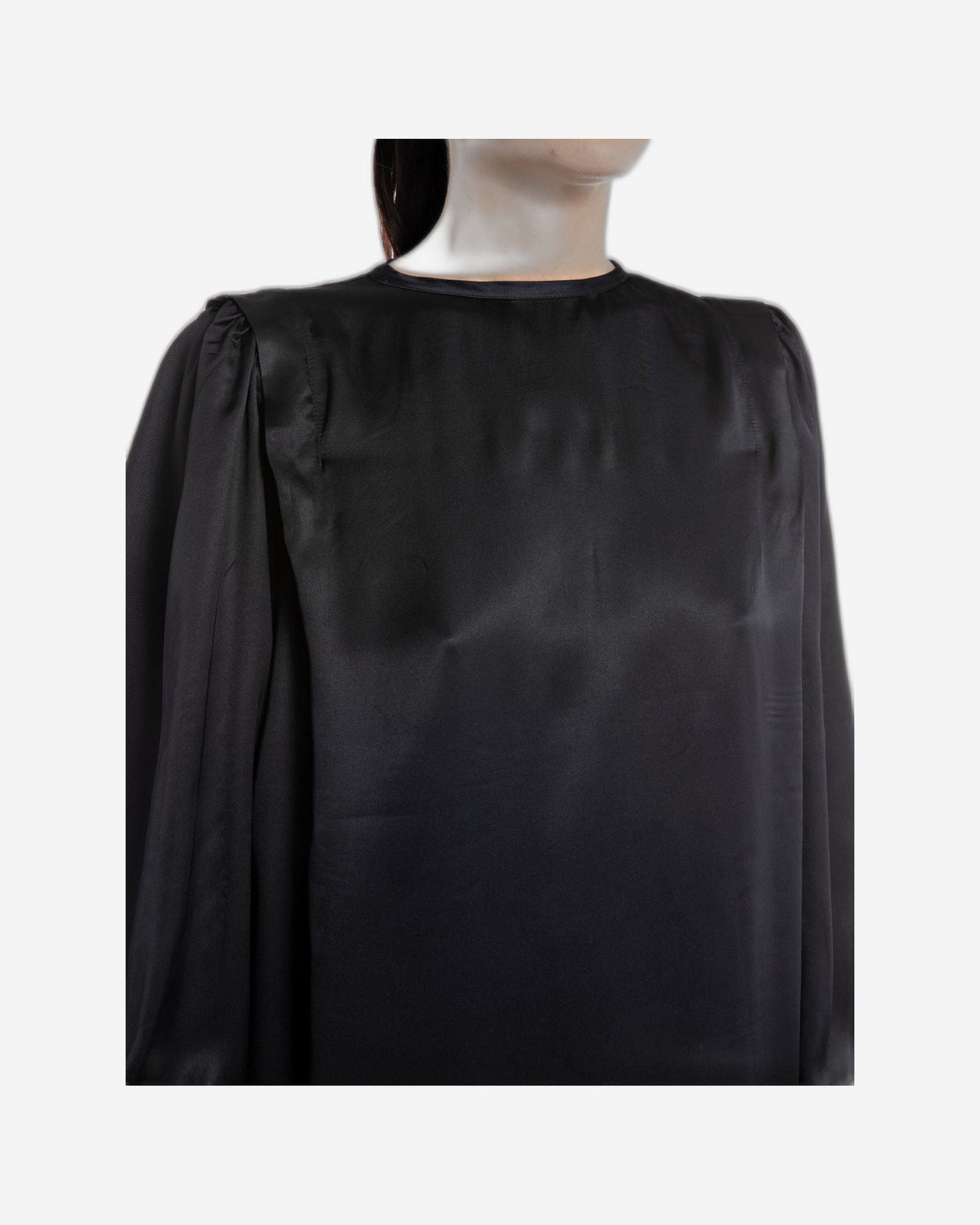 Asymmetric Dress In Viscose Satin