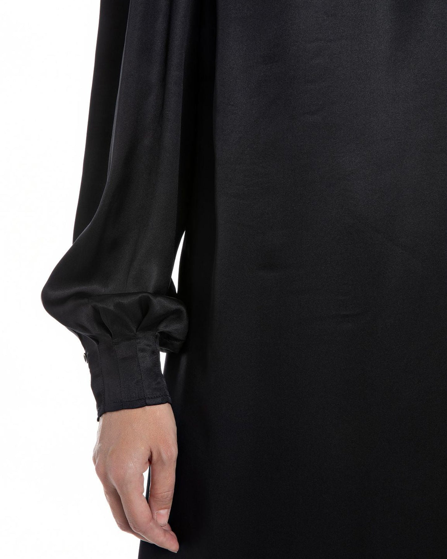 Asymmetric Dress In Viscose Satin