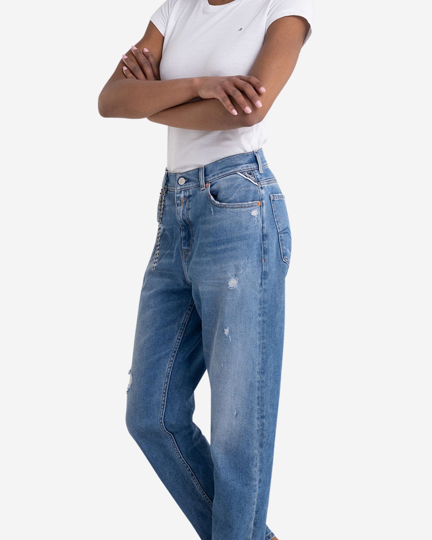 Rose Label Tapered Fit Kiley Jeans