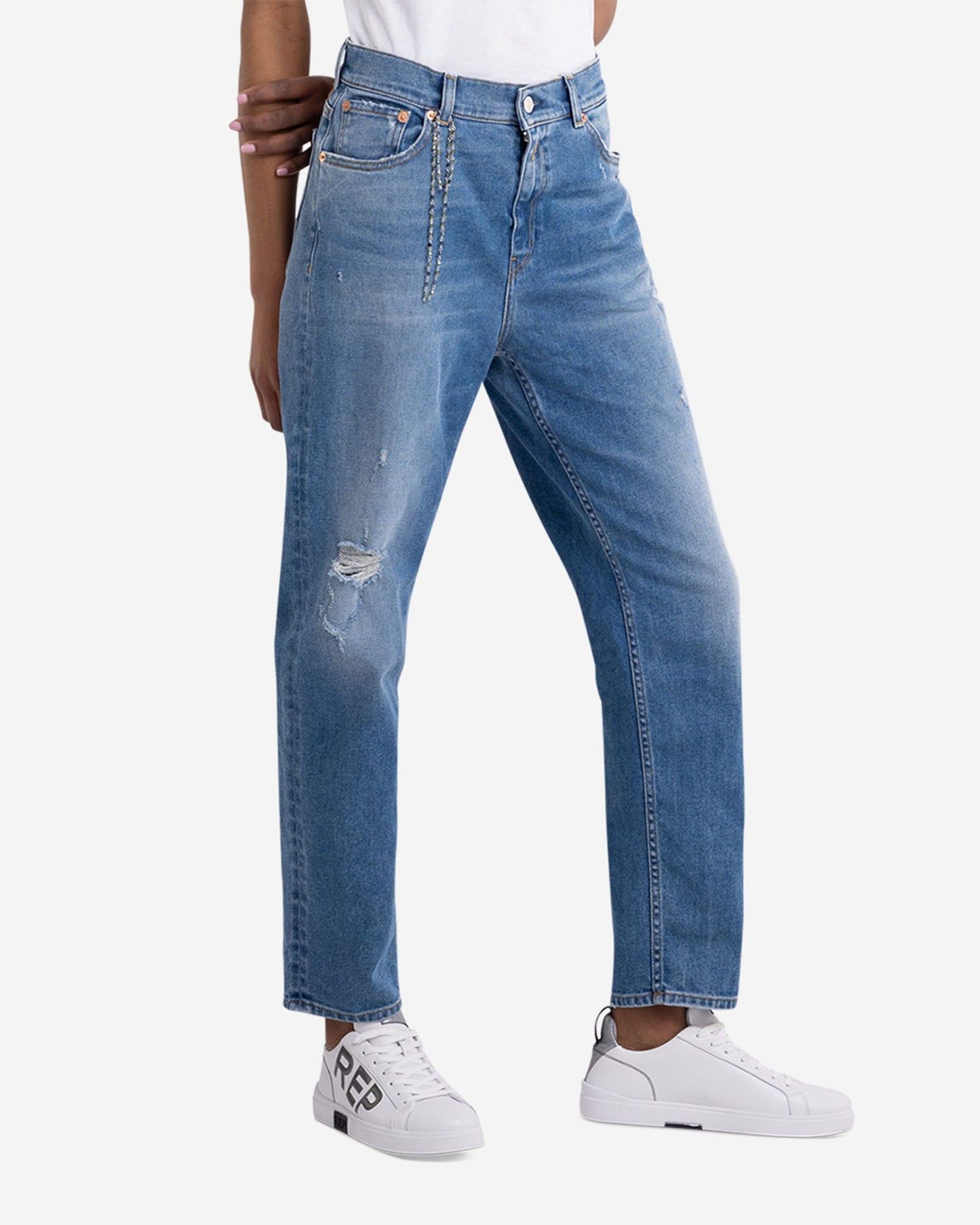 Rose Label Tapered Fit Kiley Jeans