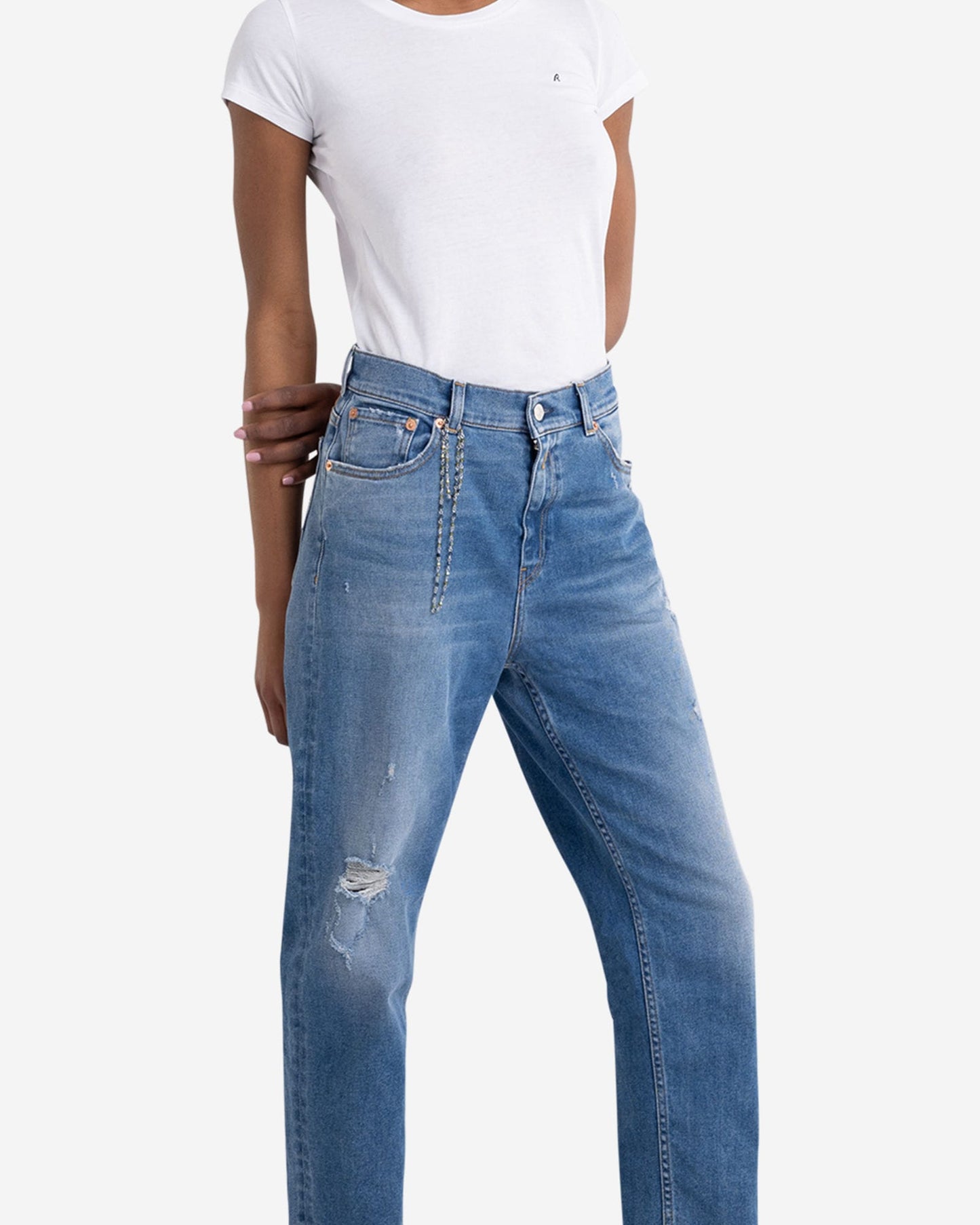 Rose Label Tapered Fit Kiley Jeans