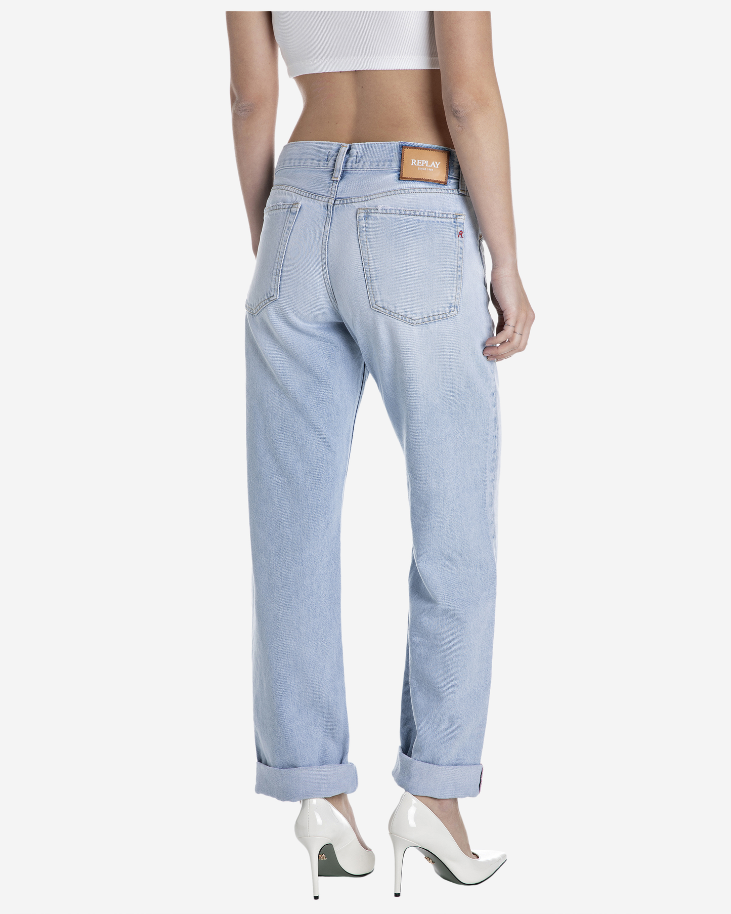 Replay AUBRY BOY-FIT JEANS