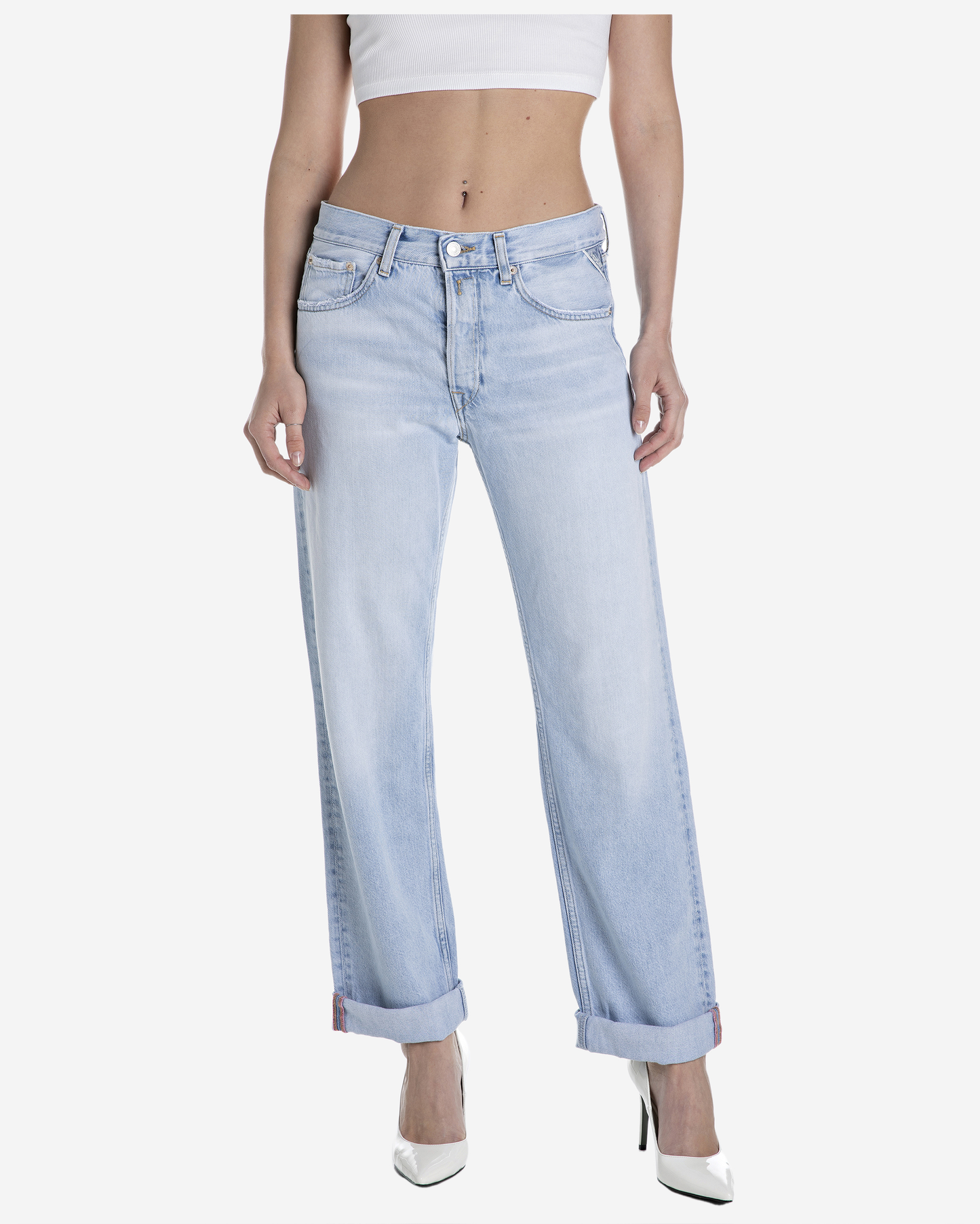 Replay Aubry Boy-Fit Jeans - Super Light Blue