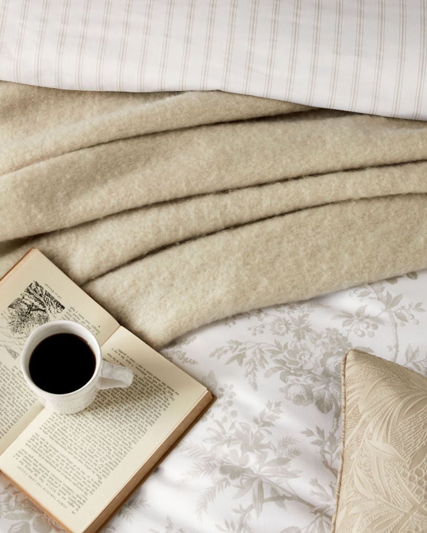 Laura Ashley "Walled Garden" Duvet Cover Set in Dove Grey