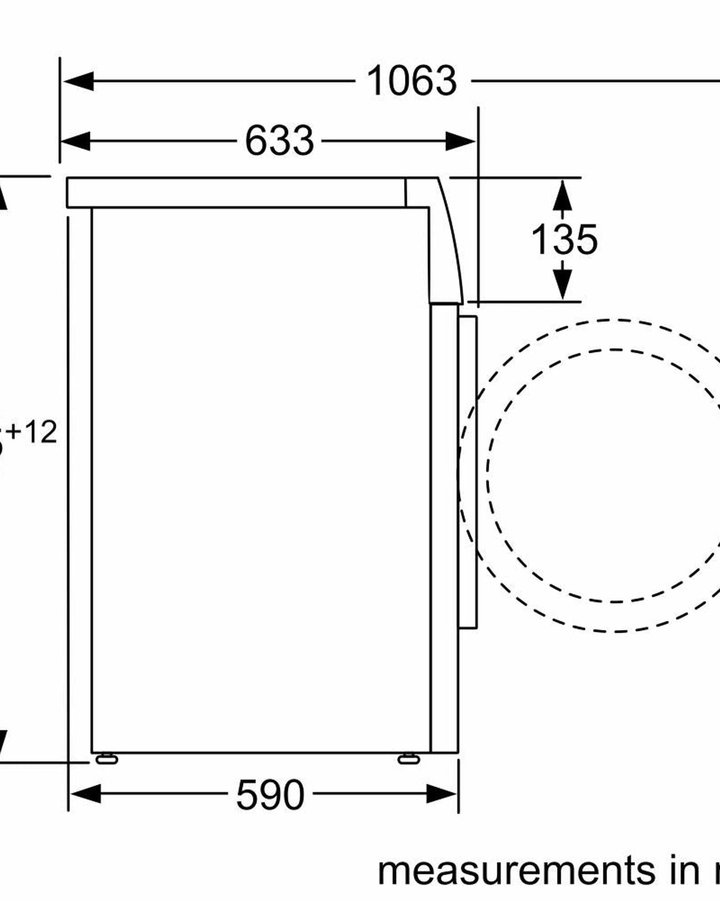 Bosch Series 4 Freestanding Front Load Washing Machine 8kg