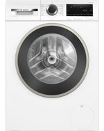 Bosch Series 4 Free-Standing Washing Machine, Front Loader, EcoSilence Drive, 10 kg, 1400 Rpm, Acoustic, LED-display, White WGA25400GC