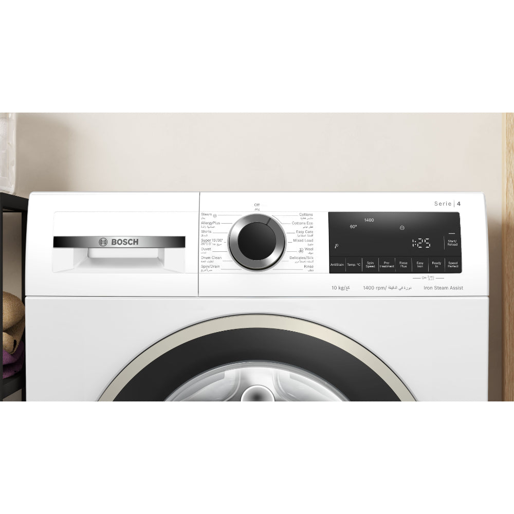 Bosch Series 4 Freestanding Front Load Washing Machine 10kg