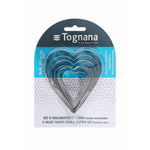 Tognana Set 6 Cookie Cutters -Heart