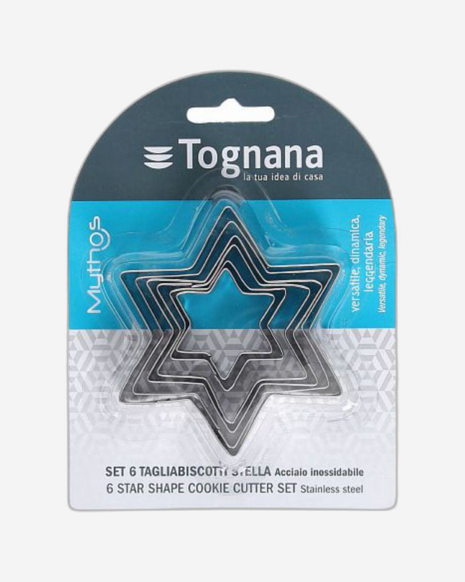 Cookie Cutters Set 6Pc Star