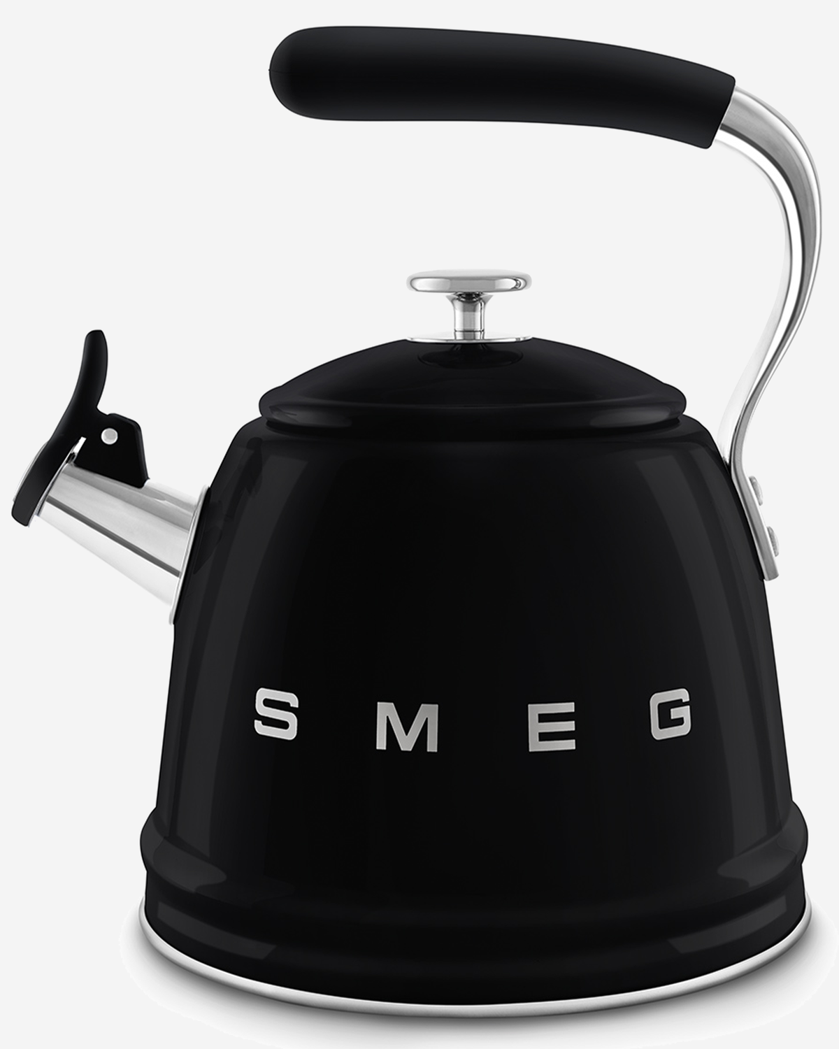 SMEG Whistling Kettle Black - WKF01BL