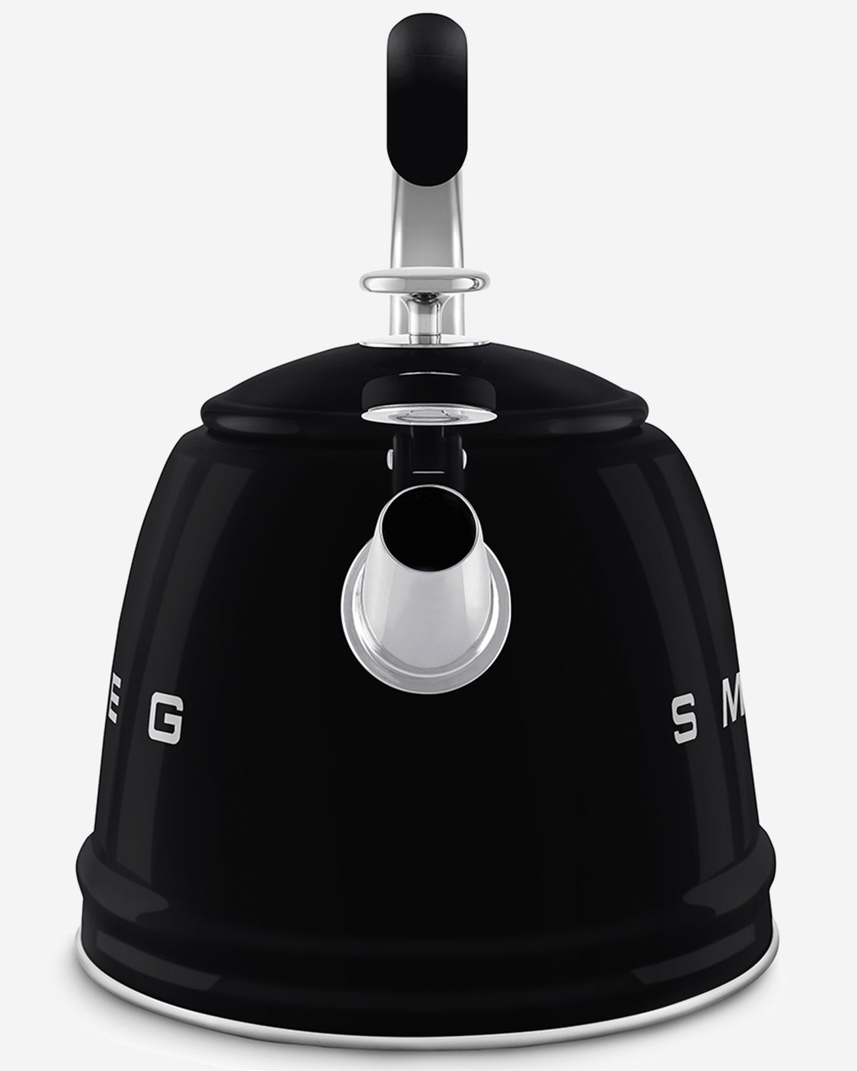 SMEG Whistling Kettle Black - WKF01BL
