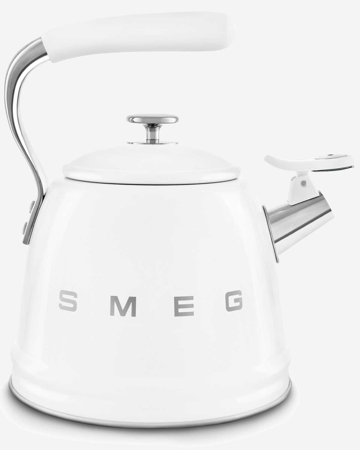 SMEG Whistling Kettle White - WKF01WH