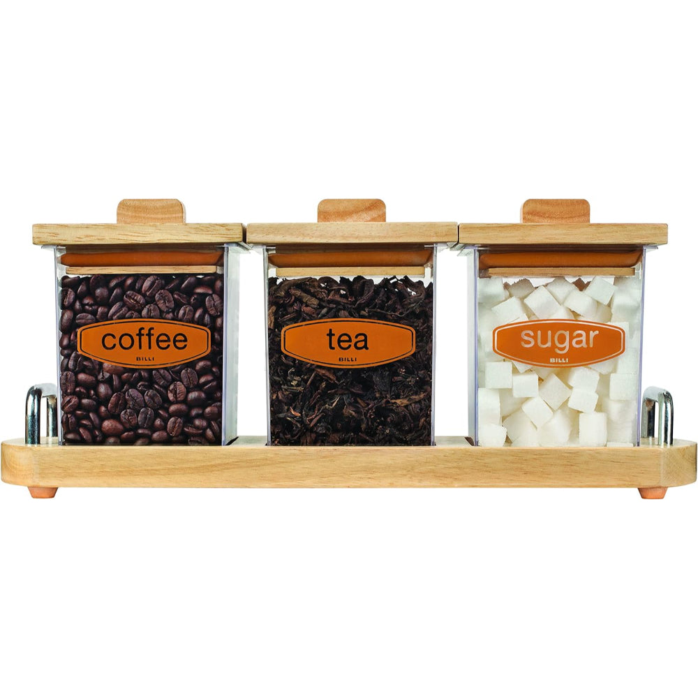 Billi Coffee & Tea Sugar Canister Set