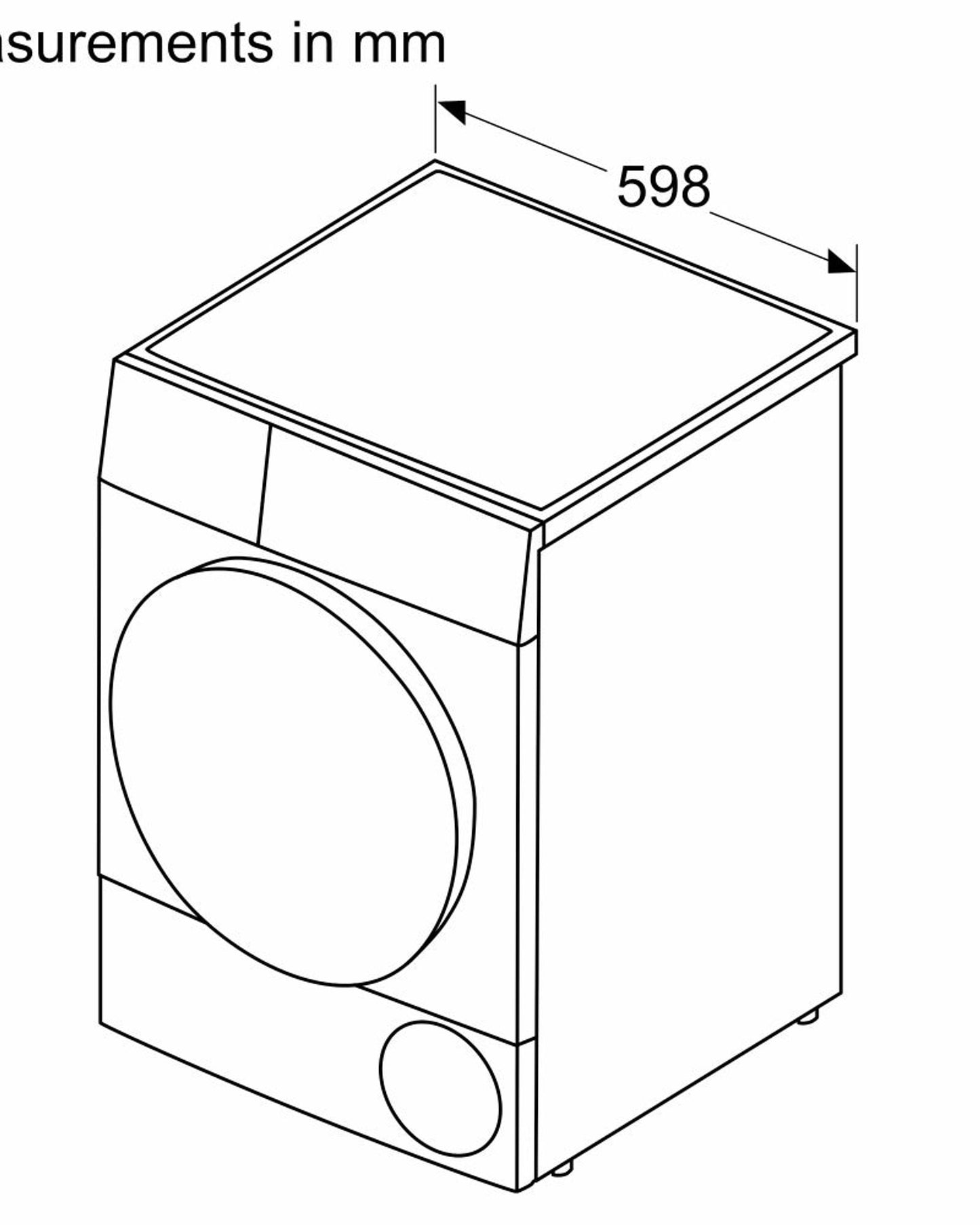 Bosch Series 4 Freestanding Heat Pump Tumble Dryer 8kg