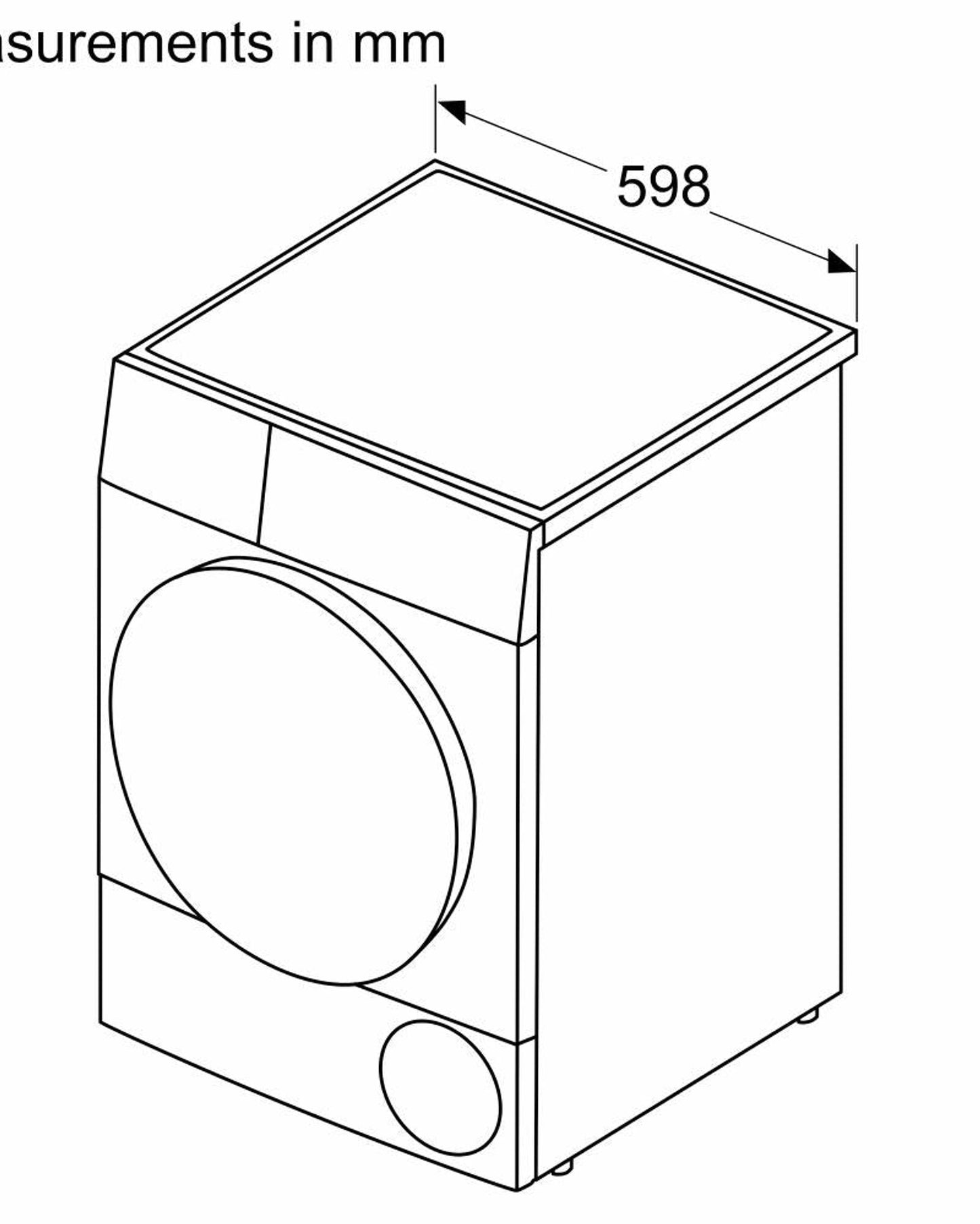 Bosch Series 4 Heat Pump Tumble Dryer 8kg