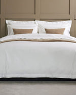 Christy "500TC Hygro Cotton Sateen" Bed Linen with White boarder Stitch