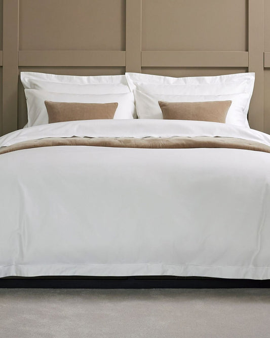 Christy "500TC Hygro Cotton Sateen" Bed Linen with White boarder Stitch