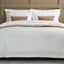 Christy Supima Bed Linen 500TC White Stitch