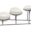 Shallow White Porcelain 3-Tier Serving Bowls, Elegant Multi-Tiered Serving Set for Snacks, Fruits, Desserts & More