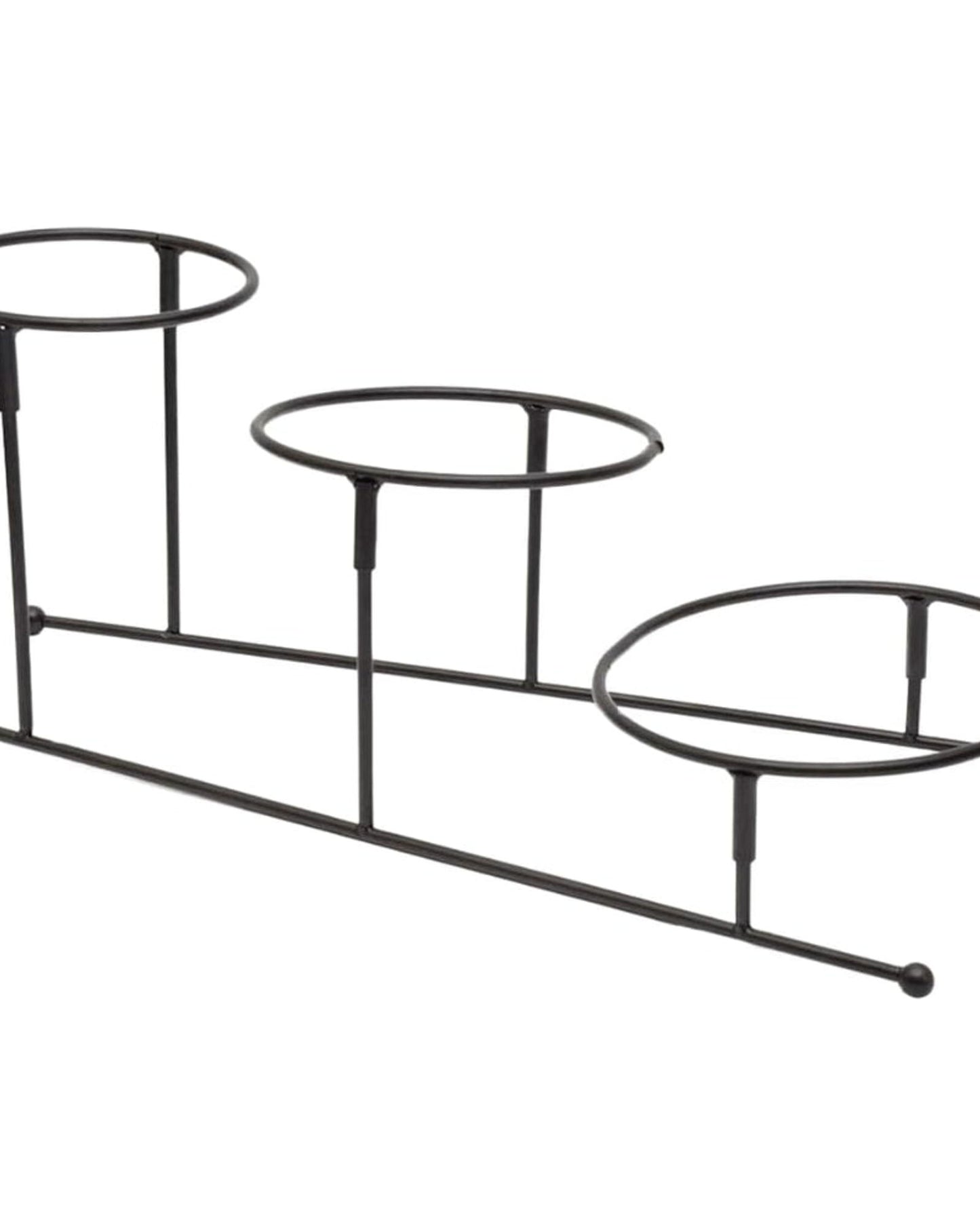 Shallow White Porcelain 3-Tier Serving Bowls, Elegant Multi-Tiered Serving Set for Snacks, Fruits, Desserts & More