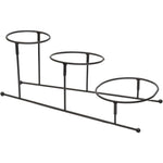 Shallow White Porcelain 3-Tier Serving Bowls, Elegant Multi-Tiered Serving Set for Snacks, Fruits, Desserts & More