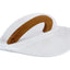 Shallow Serving Plate Heart Shape with Bamboo Handle, 26 cm, Elegant Plate for Snacks, Appetizers, and Desserts