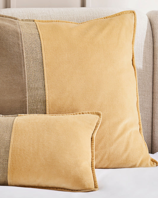 Christy "Antibes" Decorative Filled Cushion in Camel