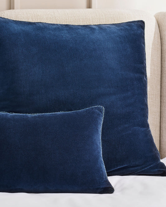 Christy "Arles" Decorative Filled Cushion in Navy