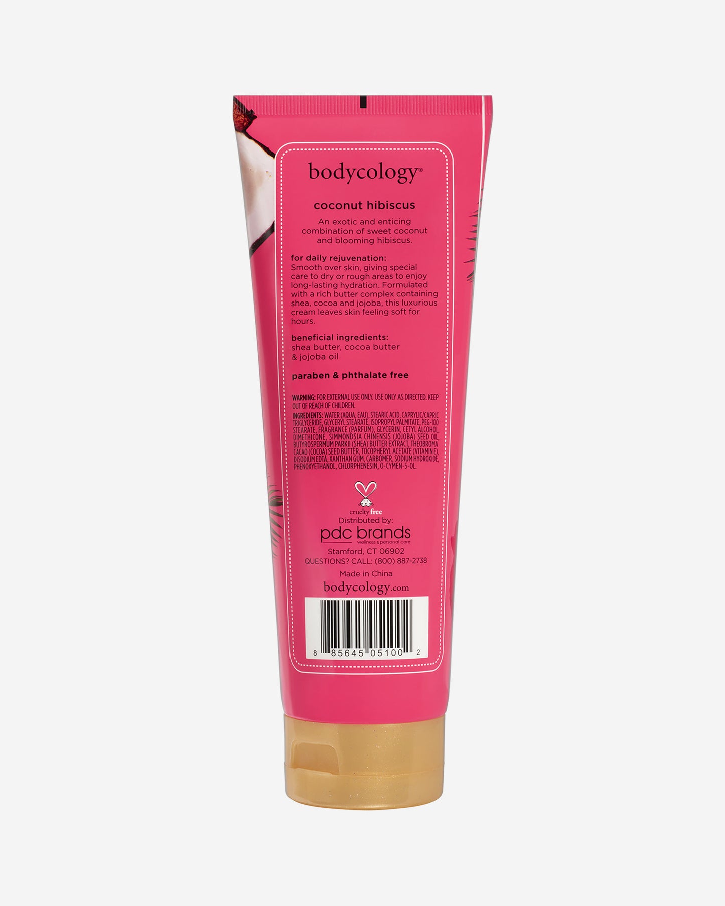 Bodycology Coconut Hibiscus Body Cream 8oz